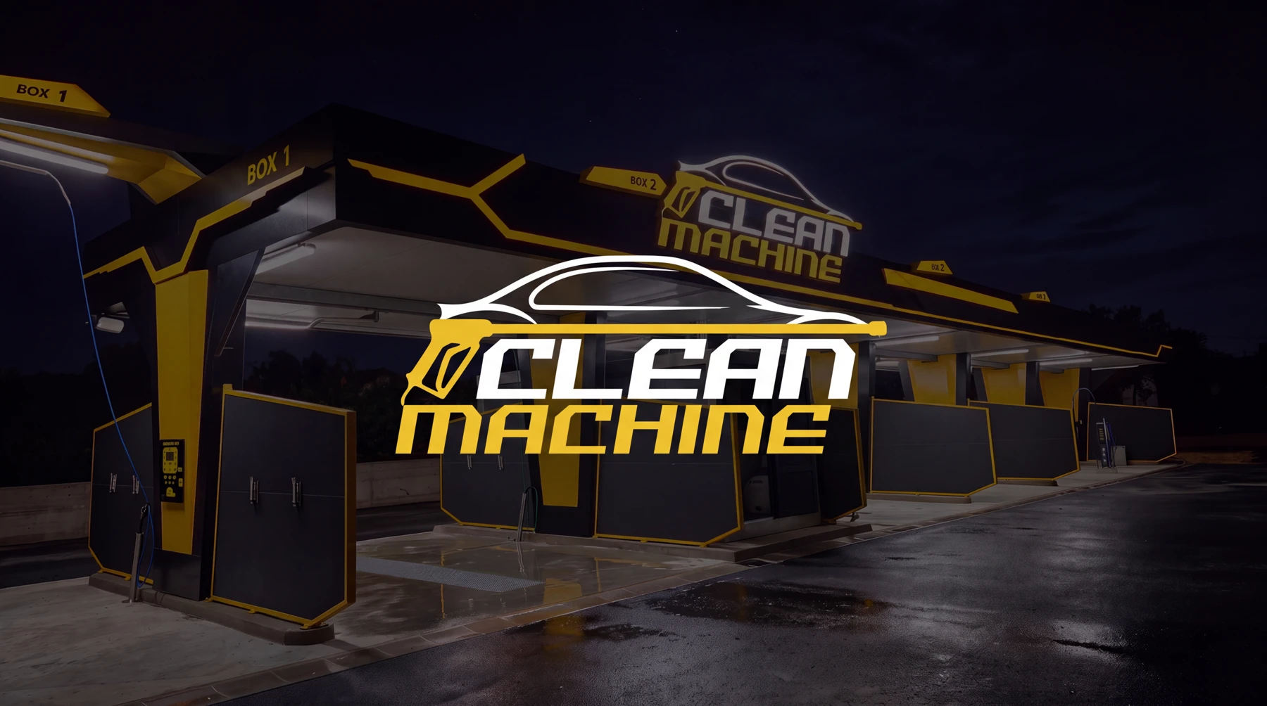 Clean Machine - branding autopraonice