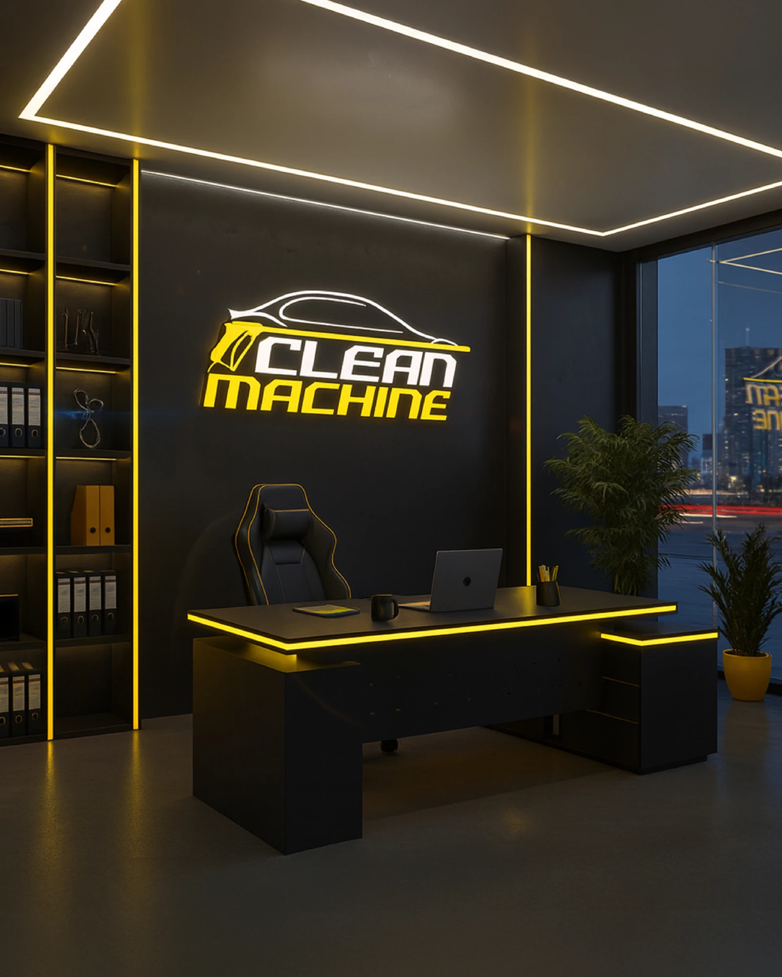 Clean Machine - Office Mockup