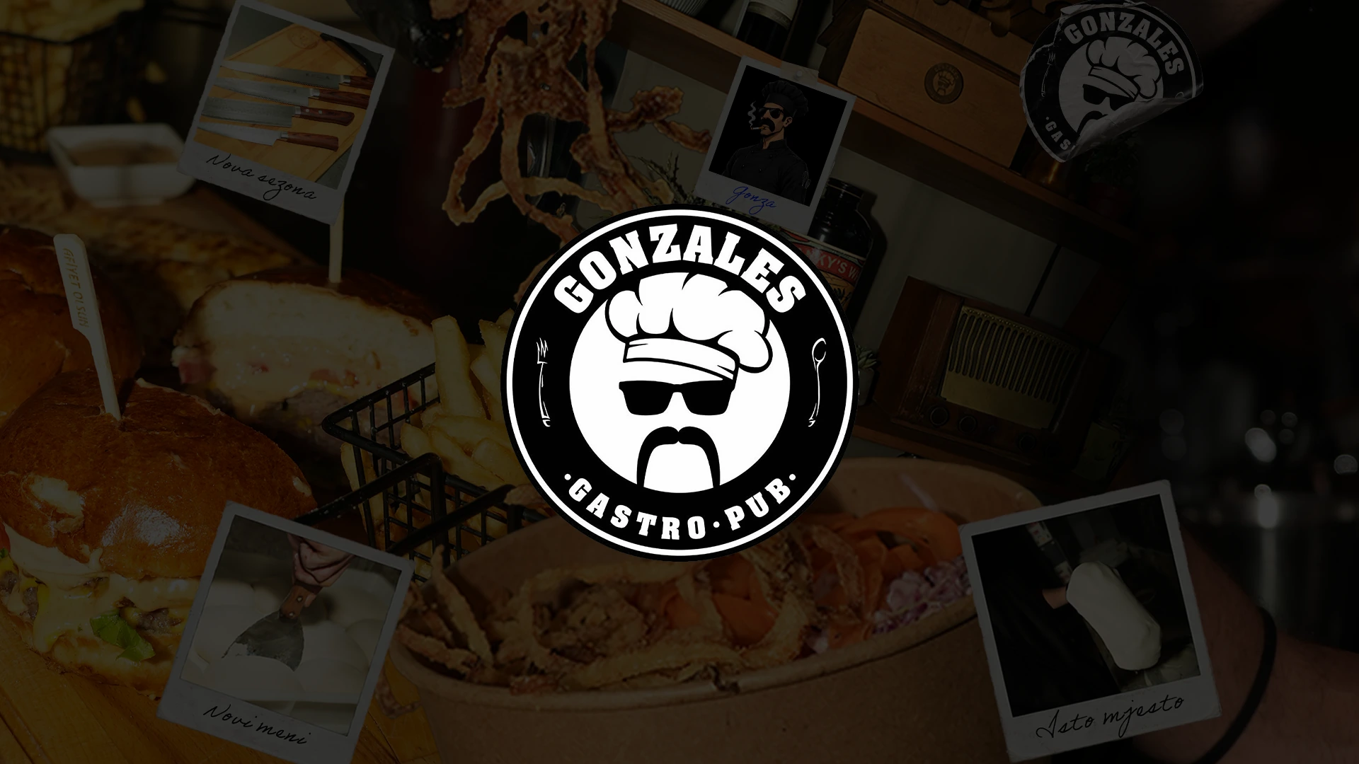 Gastro pub Gonzales - kreativna direkcija i dizajn